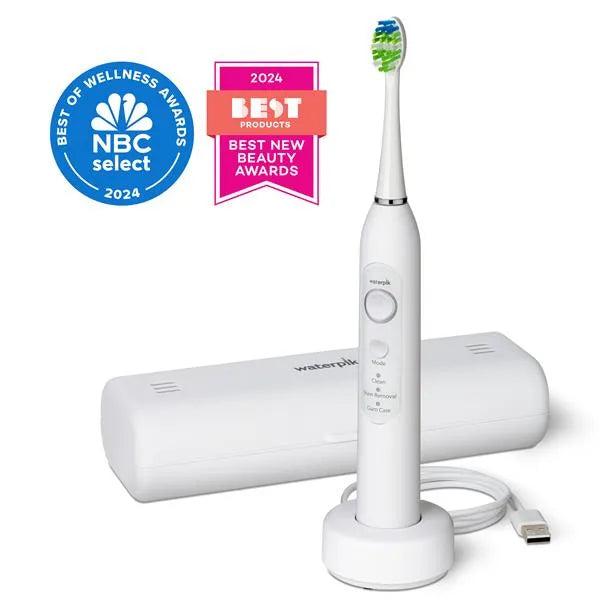 White Sensonic ™ Electric Toothbrush