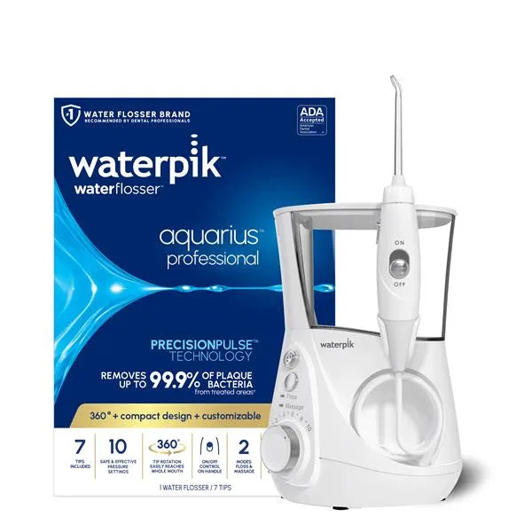White Aquarius ™ Professional Water Flosser